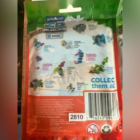 Guidecraft ID WILD BLOCKS Minis Animal Building Bricks - Picture 3 of 8